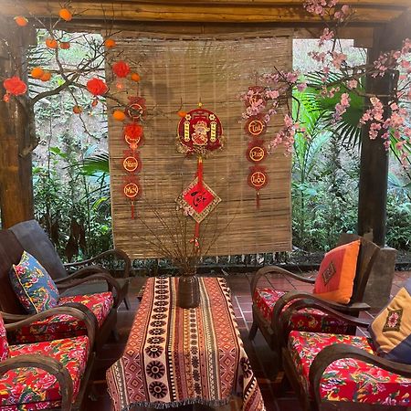 Vu Linh Palm House Homestay - Bungalow Yen Bai Luaran gambar