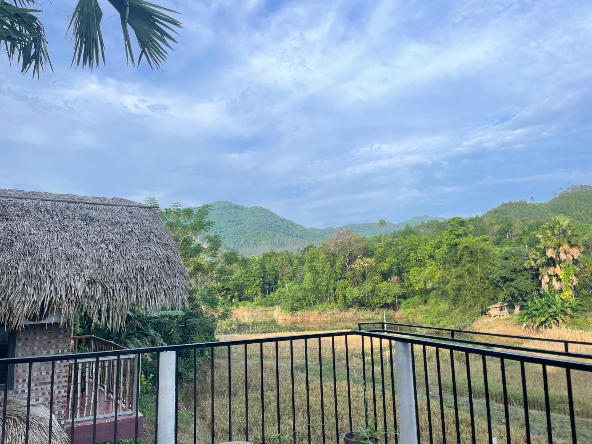 Vu Linh Palm House Homestay - Bungalow Yen Bai Luaran gambar
