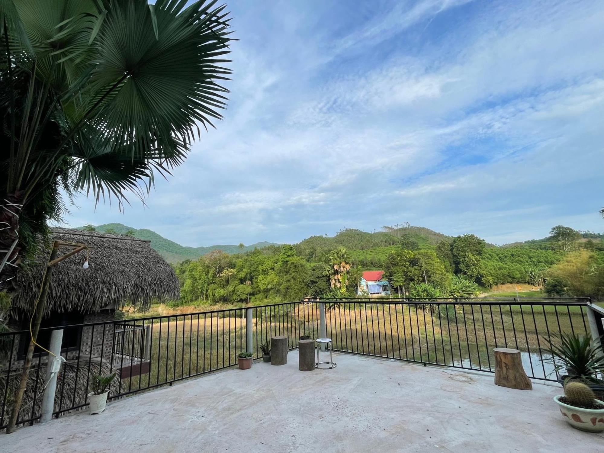 Vu Linh Palm House Homestay - Bungalow Yen Bai Luaran gambar