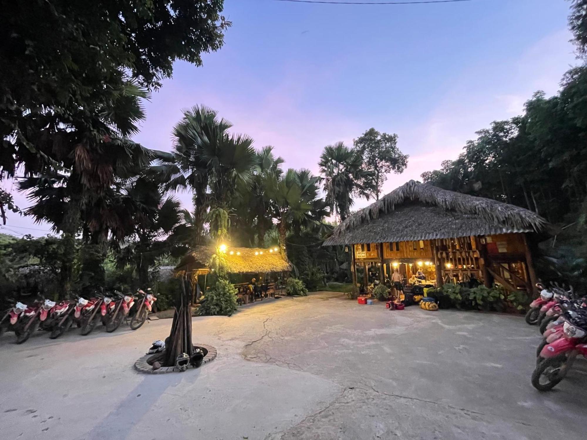 Vu Linh Palm House Homestay - Bungalow Yen Bai Luaran gambar