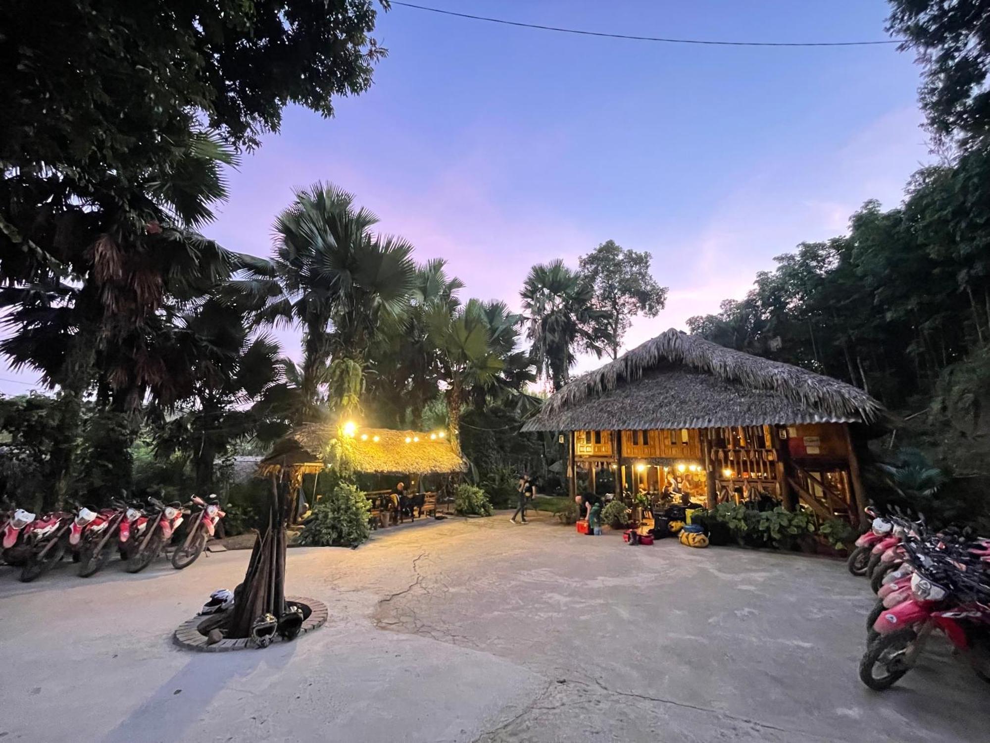 Vu Linh Palm House Homestay - Bungalow Yen Bai Luaran gambar